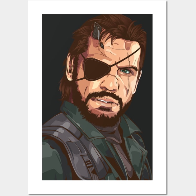 Big Boss MGS V Wall Art by RSN